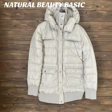 [내추럴 뷰티 베이직] 다운 자켓 후드 탈부착 가능 S