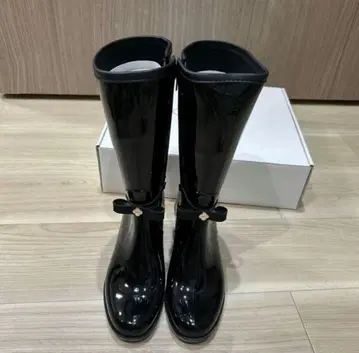 미사용 새상품 TOCCA 레인부츠 여성용 장화 36 사이즈 S 23.0