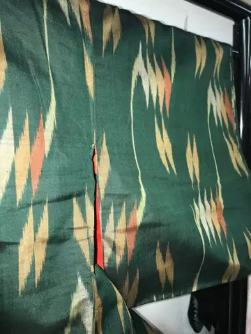 앤티크 명선 기모노 마름모 무늬 레트로