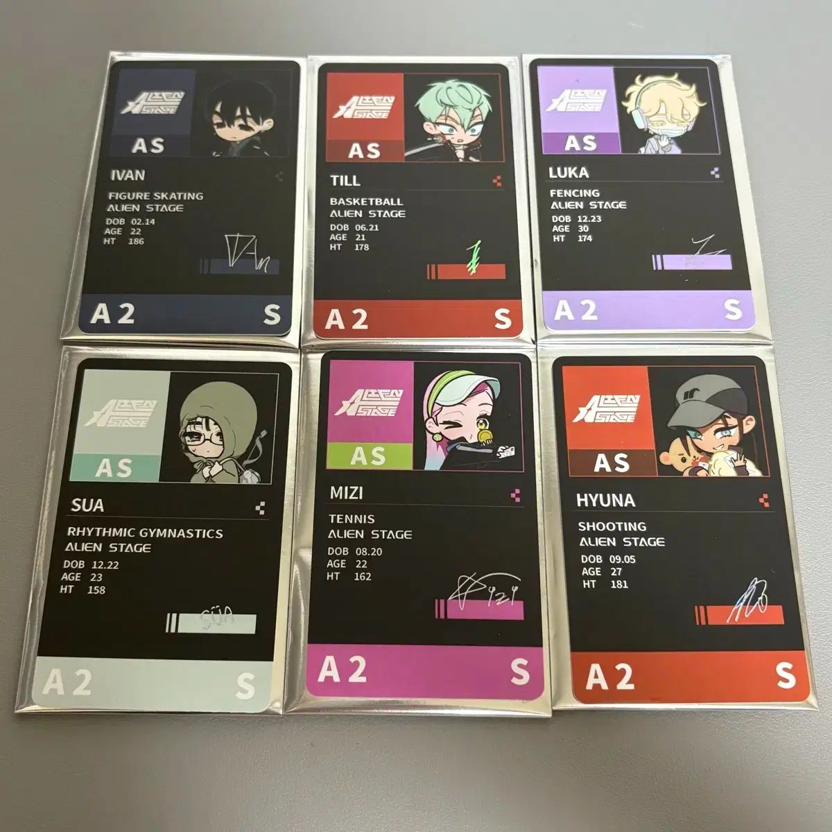 A-Stage Alien Stage SD ID Card Set WTS Sell