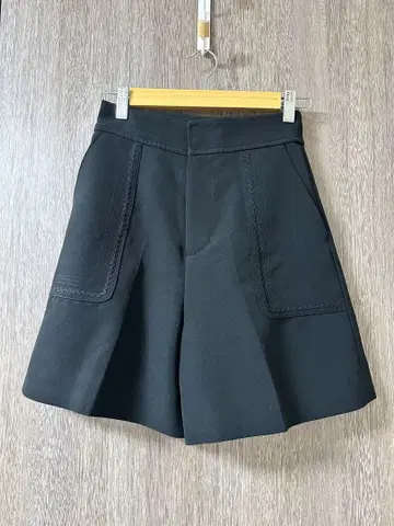 CELFORD W 크로스&데님 스티치 숏팬츠 하프 팬츠