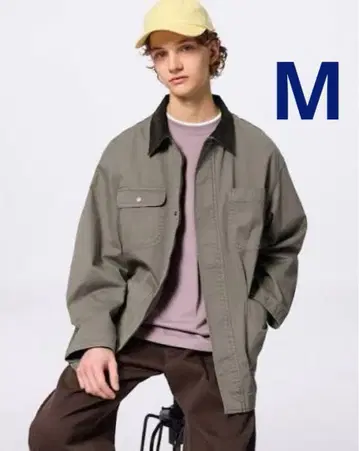 GU 커버올 자켓 BROWN M