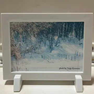 쿄모토 타이 가 사진전 굿즈 아크릴 프레임 겨울 시점과 시점