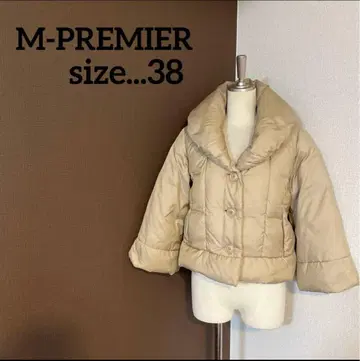 M-PREMIER 엠프리미어 다운 자켓 판초 스타일 숏 기장