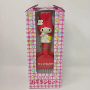 초레어 헤이세이 레트로 미니 빗자루 쓰레받이 세트 마이멜로디 청소 세트