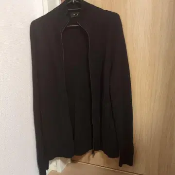 새상품급 Theory 블랙 지퍼 가디건 M L