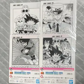 드래곤볼 제일복권 40주년 G상 코믹스 클리어 파일 세트