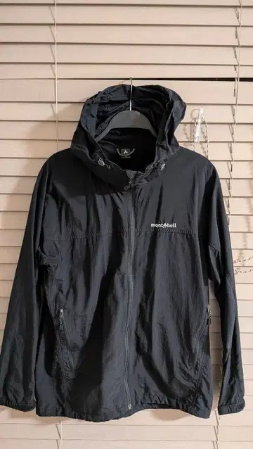 mont-bell 나일론 자켓 S 블랙 OD 후드티 몽벨