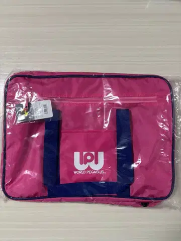 [ 새상품 미사용품 ] 월드 페가수스 스쿨백 핑크 스쿨백 구 와페