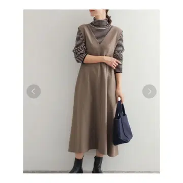 어반 리서치 도어스 하이웨스트 오버롤 스커트 M 사이즈 브라운