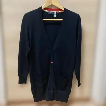 폴스미스 블랙 V넥 가디건