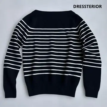 DRESSTERIOR 자카드 보더 니트 드레스테리아 월드