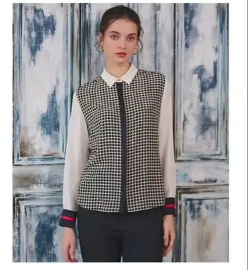 DRESSTERIOR 체크 무늬 긴팔 셔츠