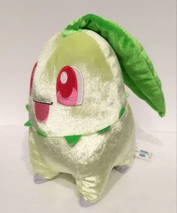 포켓몬 치코리타 슈퍼 DX 반짝반짝 포켓몬 봉제 인형 2010 BIG