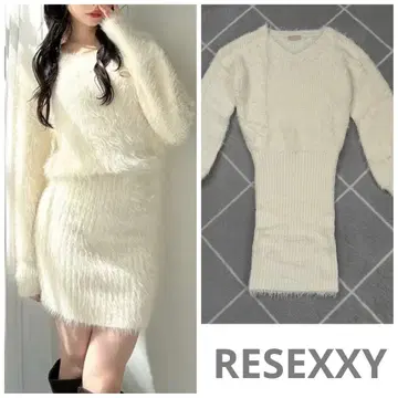 RESEXXY 샤기 미니 원피스