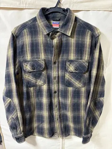 DENIME 두꺼운 원단 플란넬 셔츠 구제 의류 90s 00s