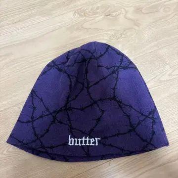 butter 바브드 와이어 무늬 니트 모자