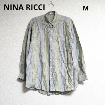0391 NINA RICCI 니나리치 스트라이프 셔츠 M