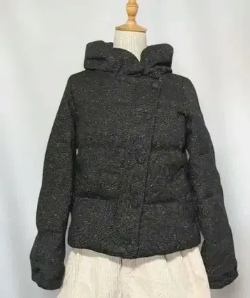 아파트 바이 로리즈 트위드 다운 자켓 M