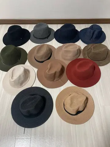울 펠트 햇 세트 (다색)