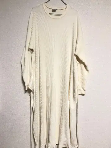 BASERANGE 에이프런 원피스 화이트 XS