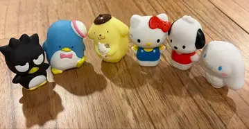 산리오 캐릭터 피규어 6개 세트