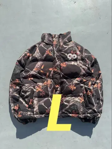 9090 로고 리치 퍼퍼 재킷 L