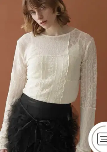 YAMADAYA STORE: ETHR OF: 패치워크 레이스 상의