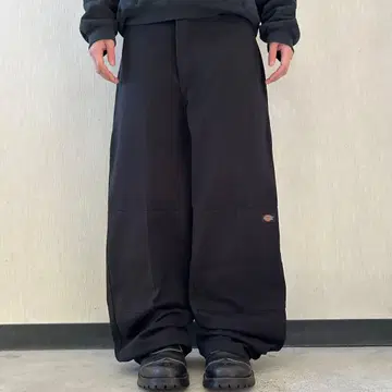 90s Dickies 더블니 배기 팬츠 와이드 레그 IDEAL 지퍼
