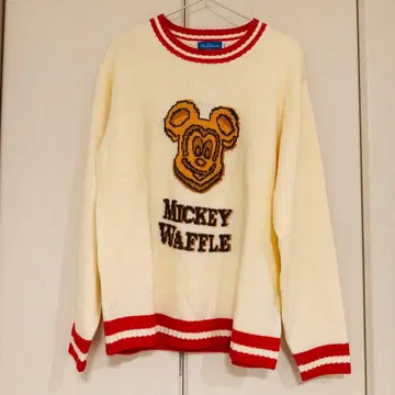 디즈니 리조트 미키 와플 니트 L 사이즈