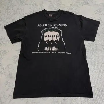당일 발송! 마릴린 맨슨 락 티셔츠 XL