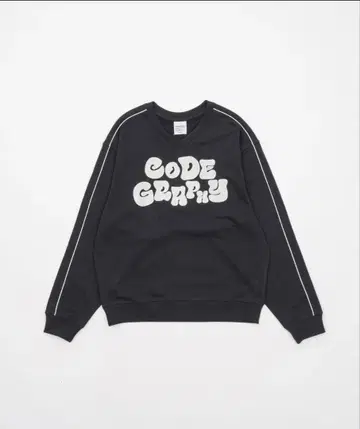 CODE GRAPHY 블랙 맨투맨