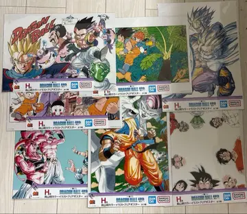 제일복권 드래곤볼 40th ~그 첫 번째~ H상 클리어 포스터 7종 세트