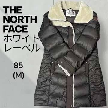 THE NORTH FACE 화이트 라벨 롱 다운: 브라운
