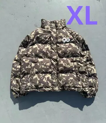 90 로고 리치 퍼퍼 재킷