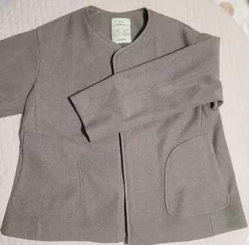 노카라 자켓 베이지