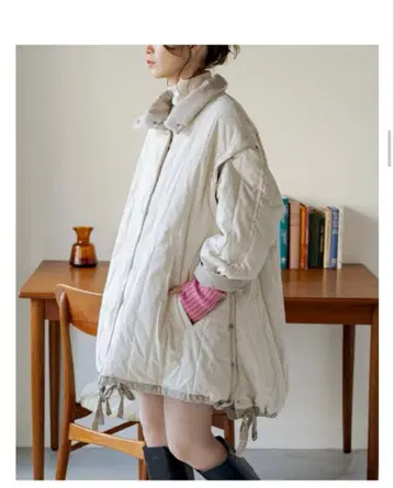 Kastane 퀼팅 리버서블 미들 코트