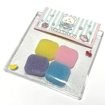 핸드메이드 스퀴즈 카피바라 4색 소프트 아이스크림 축광