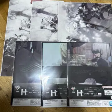 제일복권 NieR F상 H상 니어 오토마타 클리어 포스터 클리어 파일