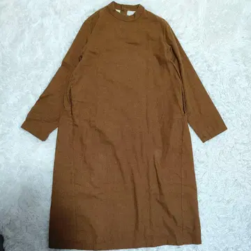 컨디션 최상 무인양품 오가닉 코튼 야크 원피스 S