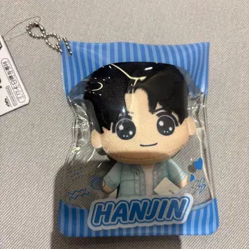 TWS 꽉 끼는! 반짝이는 봉제 인형 HANJIN 한진