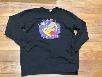 텔레토비즈 맨투맨 블랙 XL LINK@