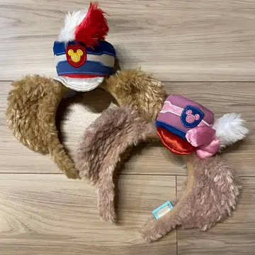 [한정판] 디즈니 더피 셰리 메이 마칭 팬 머리띠