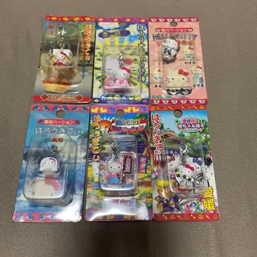 지역 한정 키티 스트랩 지퍼 마스코트 6종