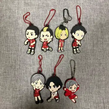 하이큐!! 네코마 고교 스트랩 7개 세트