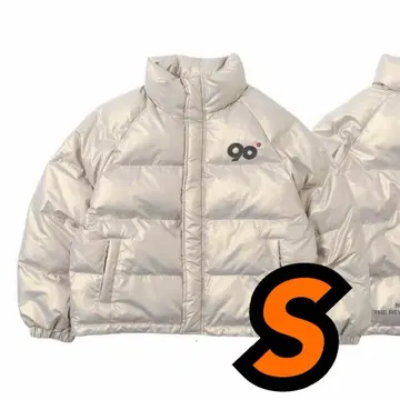 실버 90 Logo Rich Puffer Jacket S