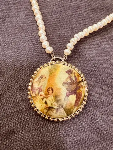 앤티크풍 브로치