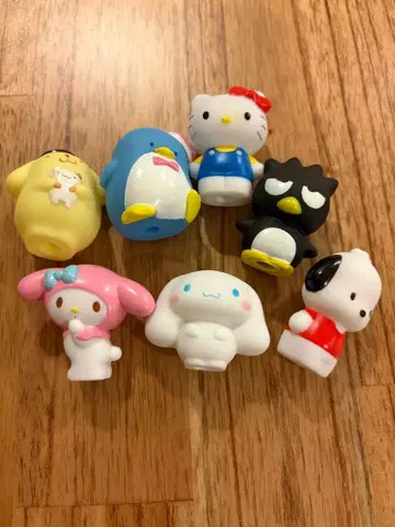 산리오 캐릭터 피규어 7체 세트