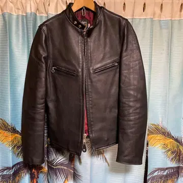 Schott 641XX 블랙 가죽 자켓 34