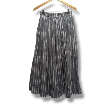 r.p.s 플레어 스커트 M 사이즈 스트라이프 패턴 롱 기장